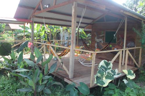 Terraza/balcón, PuraChata ecolodge in Iquitos Terraza/balcón, PuraChata ecolodge in Iquitos
