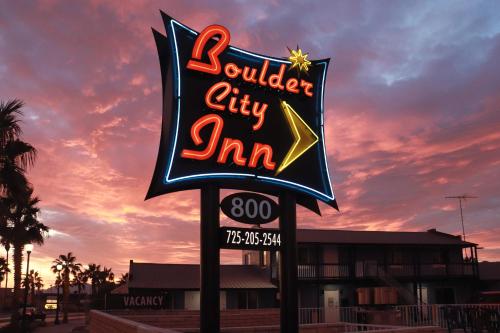Hotelli välisilme, Boulder City Inn in Boulder linn Hotelli välisilme, Boulder City Inn in Boulder linn