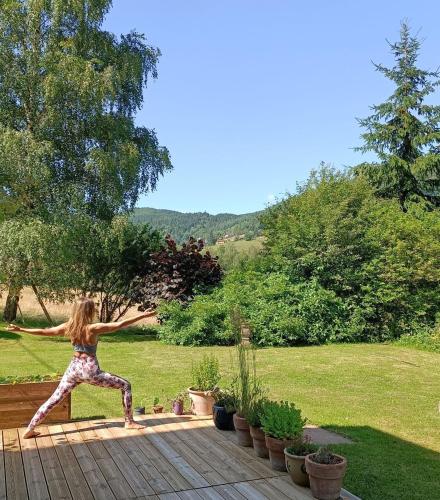 Kilátás, Gîte de charme classé 3 étoiles dans ferme du XIXe restaurée (Gite de charme classe 3 etoiles dans ferme du XIXe restauree) in Le Hohwald Kilátás, Gîte de charme classé 3 étoiles dans ferme du XIXe restaurée (Gite de charme classe 3 etoiles dans ferme du XIXe restauree) in Le Hohwald