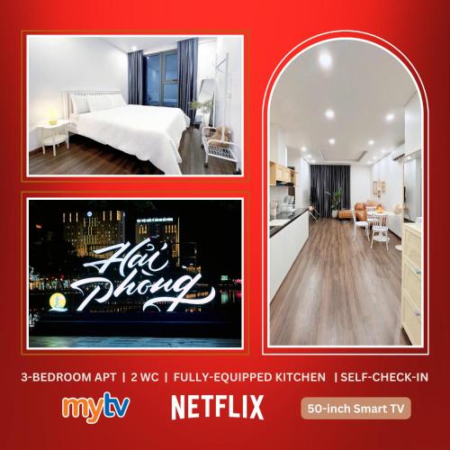 80m2, 3BR apt - cozy & peaceful - City Center in Thuong Ly/Quan Toan 80m2, 3BR apt - cozy & peaceful - City Center in Thuong Ly/Quan Toan