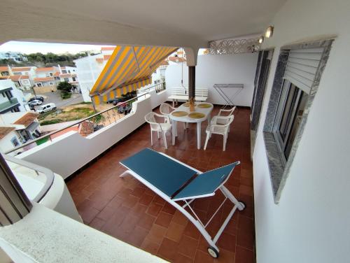 Erkély/terasz, Apartamentos Turisticos Praia Grande in Lagoa Erkély/terasz, Apartamentos Turisticos Praia Grande in Lagoa