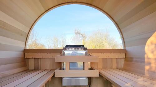 Sauna, Domaine Le Jardin de Seraphine in Paluel Sauna, Domaine Le Jardin de Seraphine in Paluel