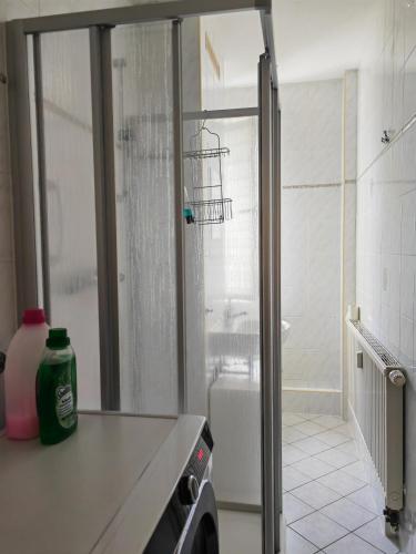 Fürdőszoba, Ferienwohnung im Musikerviertel in Bitterfeld-Wolfen Fürdőszoba, Ferienwohnung im Musikerviertel in Bitterfeld-Wolfen