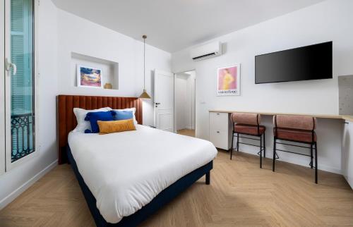 Phòng nghỉ, Stunning Central Studio AC, Fiber in Monaco Phòng nghỉ, Stunning Central Studio AC, Fiber in Monaco