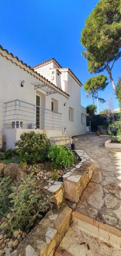 Exterior view, Villa vue mer a Antibes in Trois Moulins Exterior view, Villa vue mer a Antibes in Trois Moulins