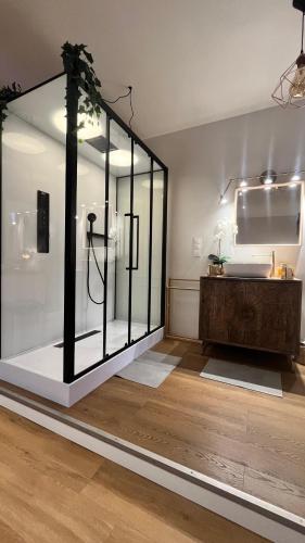 Bathroom, SUITE LA SERENITA - JACUZZI - CLIM - WIFI - TopProsConciergerie in Saint-Georges-d'Orques Bathroom, SUITE LA SERENITA - JACUZZI - CLIM - WIFI - TopProsConciergerie in Saint-Georges-d'Orques