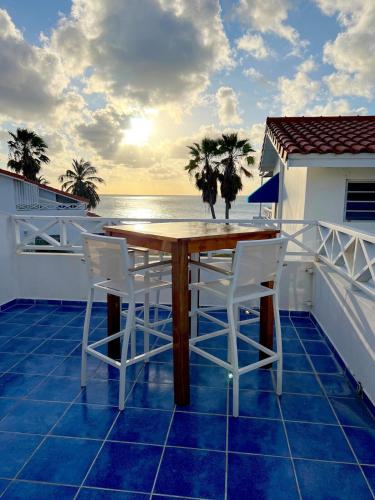 Erkély/terasz, Paradise for two on the Caribbean Sea in Westpunt Erkély/terasz, Paradise for two on the Caribbean Sea in Westpunt