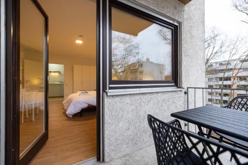 Erkély/terasz, Gemütliche, moderne Ferienwohnung in Stadtnähe (Gemutliche, moderne Ferienwohnung in Stadtnahe) in Lindleinsmuhle Erkély/terasz, Gemütliche, moderne Ferienwohnung in Stadtnähe (Gemutliche, moderne Ferienwohnung in Stadtnahe) in Lindleinsmuhle