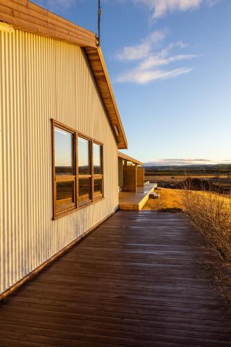 A szálláshely kívülről, Myrkholt Cabin in Haukadal A szálláshely kívülről, Myrkholt Cabin in Haukadal