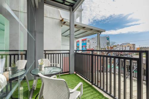 Balcony/terrace, 35.5 Inn in Kenting Balcony/terrace, 35.5 Inn in Kenting