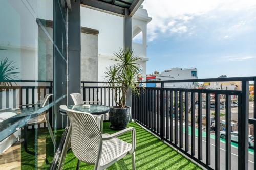 Balcony/terrace, 35.5 Inn in Kenting Balcony/terrace, 35.5 Inn in Kenting