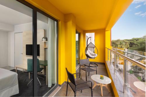 Balcony/terrace, ibis Styles Mysuru in Mysore Balcony/terrace, ibis Styles Mysuru in Mysore