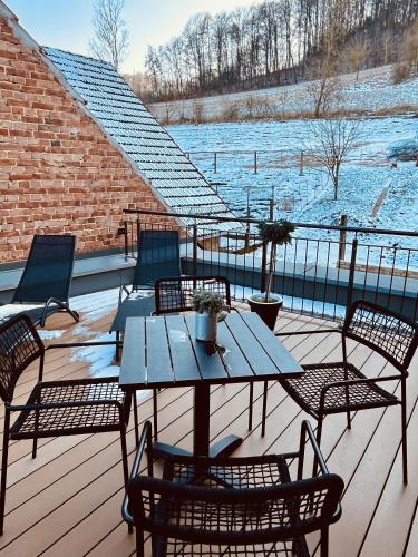 Erkély/terasz, Wyzenborne in Sontra Erkély/terasz, Wyzenborne in Sontra