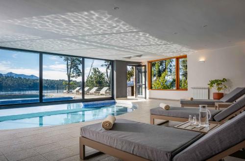 수영장, Puerto Manzano Boutique Hotel in 비야 라 앙고스투라 수영장, Puerto Manzano Boutique Hotel in 비야 라 앙고스투라