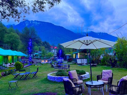 Himalayan Riverside Swiss Cottages Manali #riverside #big garden #parking #bonffire #music #budget f in Gadherni Himalayan Riverside Swiss Cottages Manali #riverside #big garden #parking #bonffire #music #budget f in Gadherni