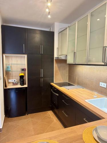 ห้องครัว, Belvárosi apartman (Belvarosi apartman) in ยอนยอส ห้องครัว, Belvárosi apartman (Belvarosi apartman) in ยอนยอส