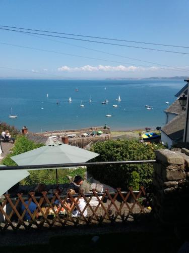 Erkély/terasz, Harbour view cottage, clovelly in Clovelly városközpont Erkély/terasz, Harbour view cottage, clovelly in Clovelly városközpont