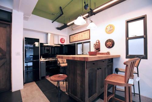 Kitchen, Mansion 6 in Ji'an Township Kitchen, Mansion 6 in Ji'an Township