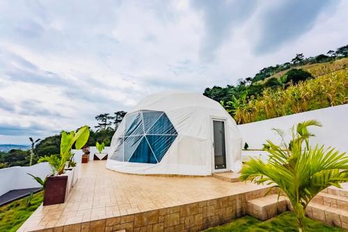 Palm Heights Geodesic Dome in Koforidua Palm Heights Geodesic Dome in Koforidua