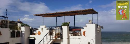 Erkély/terasz, Riad Le Cheval Blanc in Safi Erkély/terasz, Riad Le Cheval Blanc in Safi