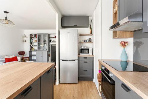 廚房, Bel appartement calme à Bois-Colombes (Bel appartement calme a Bois-Colombes) in 布瓦科隆布 廚房, Bel appartement calme à Bois-Colombes (Bel appartement calme a Bois-Colombes) in 布瓦科隆布