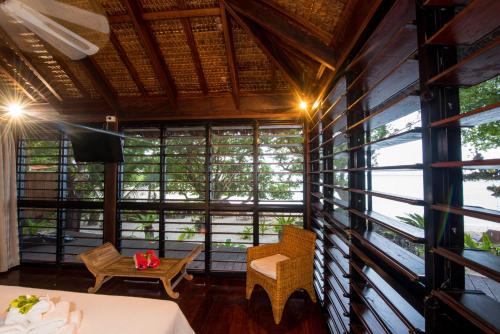 Uitzicht, Barrier Beach Resort in Luganville Uitzicht, Barrier Beach Resort in Luganville