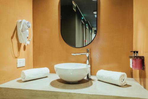 Bathroom, Complejo Underground Capsule in Ushuaia Bathroom, Complejo Underground Capsule in Ushuaia