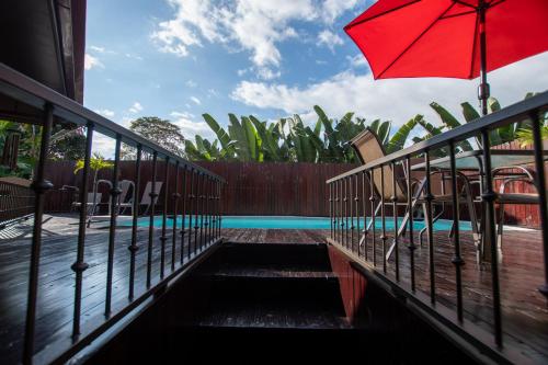 Úszómedence, Quinta Issazu in San Ignacio Úszómedence, Quinta Issazu in San Ignacio