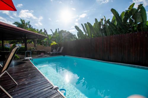 Úszómedence, Quinta Issazu in San Ignacio Úszómedence, Quinta Issazu in San Ignacio