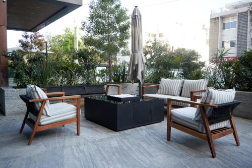 Balcony/terrace, Hotel Antre Chapultepec in Guadalajara Balcony/terrace, Hotel Antre Chapultepec in Guadalajara