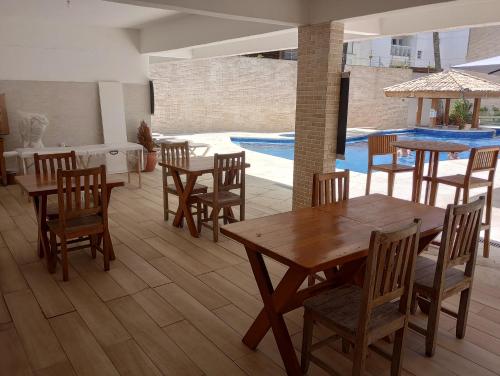 泳池, Senses Praia Hotel in 瓜鲁雅 泳池, Senses Praia Hotel in 瓜鲁雅