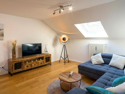 共用Lounge/電視區, Ferienwohnung Aufhausen - die Sternengucker-Wohnung im 5-Seen-Land in 伯格 共用Lounge/電視區, Ferienwohnung Aufhausen - die Sternengucker-Wohnung im 5-Seen-Land in 伯格