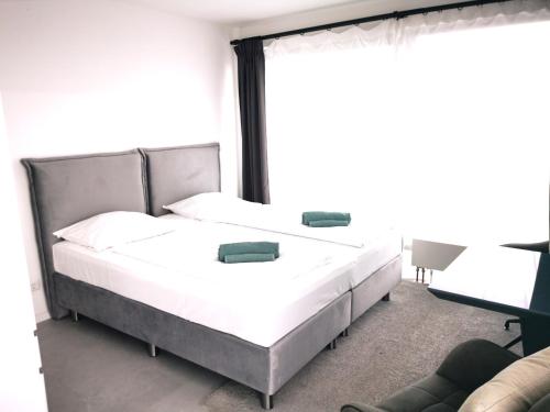 HH 01 Modernes Apartment am Winterhuder Marktplatz Alster Stadtpark - Boxspringbetten