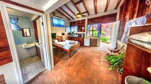 床型, Romantic Beachfront Casita w Pool - AC - Sleeps 4 in 马萨查帕 床型, Romantic Beachfront Casita w Pool - AC - Sleeps 4 in 马萨查帕