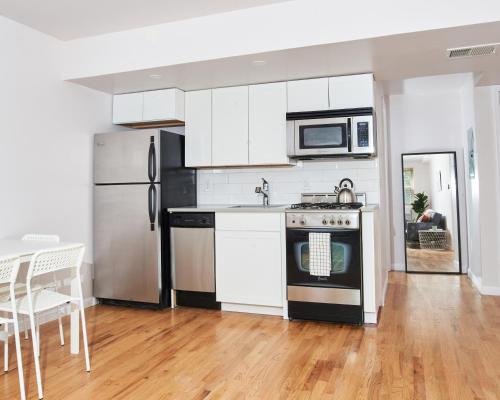 Kitchen, Chic Studio just Steps from the Beach! in Asbury Park (NJ) Kitchen, Chic Studio just Steps from the Beach! in Asbury Park (NJ)