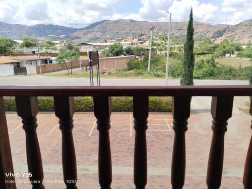 Balcony/terrace, Hotel San Luis Sachica ng in Sachica Balcony/terrace, Hotel San Luis Sachica ng in Sachica