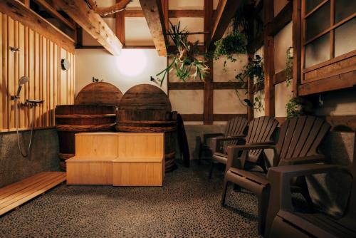 sauna, 森長旅館 Moricho Ryokan in Oga sauna, 森長旅館 Moricho Ryokan in Oga