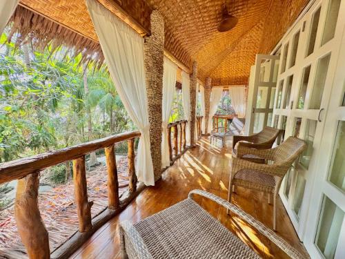 Balcony/terrace, Coco Sunset Beach Resort in Siquijor Island Balcony/terrace, Coco Sunset Beach Resort in Siquijor Island