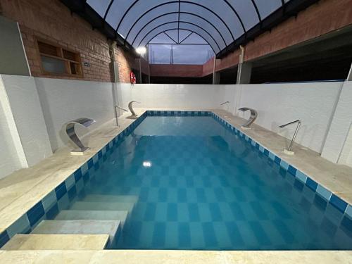 Swimming pool, HOTEL SPA Villasaurio in Sachica Swimming pool, HOTEL SPA Villasaurio in Sachica