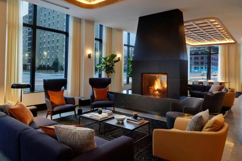 Pub/Lounge, AC Hotel Detroit at the Bonstelle near Detroit Történeti Múzeum Pub/Lounge, AC Hotel Detroit at the Bonstelle near Detroit Történeti Múzeum