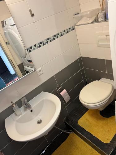 화장실, Cosy & Separate 1 bedroom apartment in a Big House in 두드란게 화장실, Cosy & Separate 1 bedroom apartment in a Big House in 두드란게