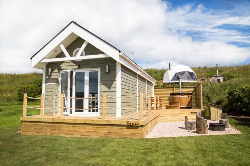 Buitenkant, Sauchope Links Holiday Lodge and Glamping Park in Crail Buitenkant, Sauchope Links Holiday Lodge and Glamping Park in Crail
