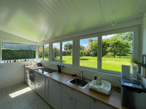 Garden, Maison de Campagne pour 6 personnes Baromesnil in Le Mesnil-Reaume Garden, Maison de Campagne pour 6 personnes Baromesnil in Le Mesnil-Reaume
