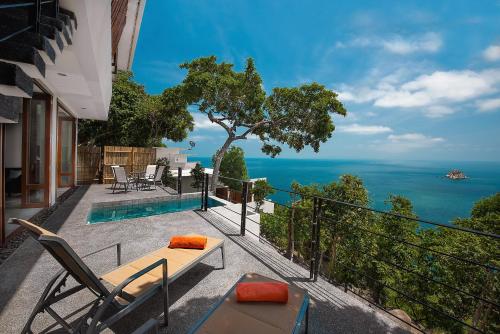 Balcony/terrace, Philips Villa in Ao Leuk Bay Balcony/terrace, Philips Villa in Ao Leuk Bay