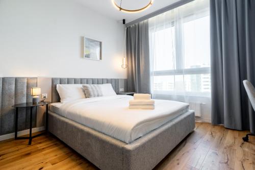 Cama, Korfantego PREMIUM 44B Apartment in Welnowiec Cama, Korfantego PREMIUM 44B Apartment in Welnowiec