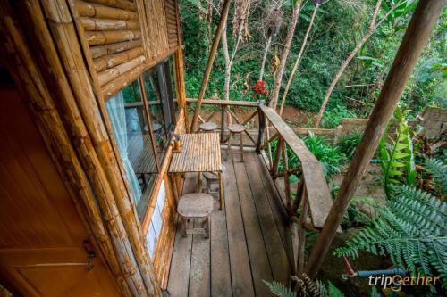 balkon/terras, บ้านไม้ไผ่เทียมตาแม่กำปอง BanmaipaiTimtaMaekampong in Mae On gebied balkon/terras, บ้านไม้ไผ่เทียมตาแม่กำปอง BanmaipaiTimtaMaekampong in Mae On gebied