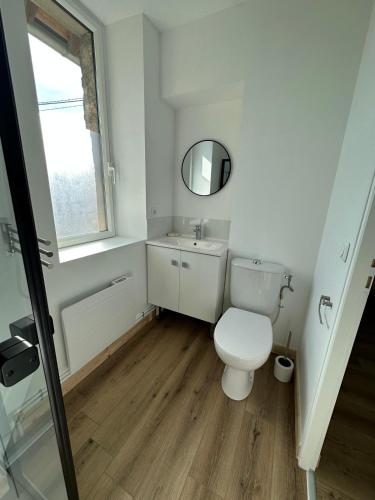 Fürdőszoba, Appartement in Vauxaillon Fürdőszoba, Appartement in Vauxaillon