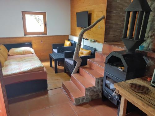 公共休息室/电视室, Potok kuca sa bazenom in 科尼茨 公共休息室/电视室, Potok kuca sa bazenom in 科尼茨