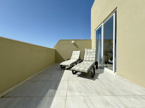 balkong/terrass, Modern penthouse in Pietà balkong/terrass, Modern penthouse in Pietà