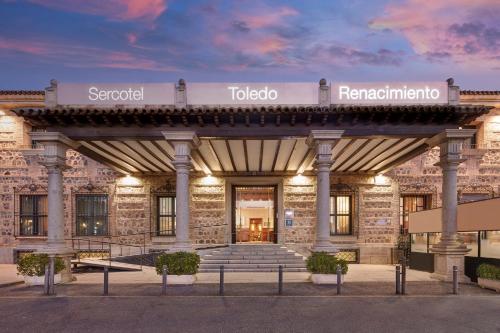 Entrance, Sercotel Toledo Renacimiento in Toledo City Center Entrance, Sercotel Toledo Renacimiento in Toledo City Center